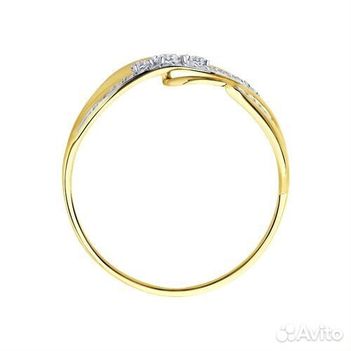 Кольцо sokolov из золота, 017501-2, р.18