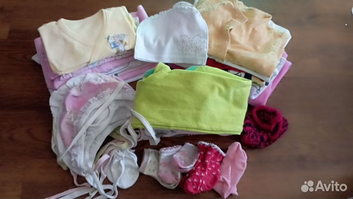 Вещи пакетом на девочку с рождения