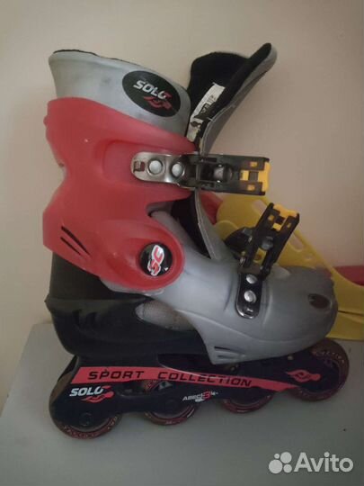 Роликовые коньки детские раздвижные