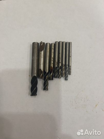 Фреза концевая набор из 9 шт СССР
