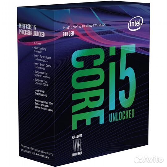 Intel Core i5-8600K box