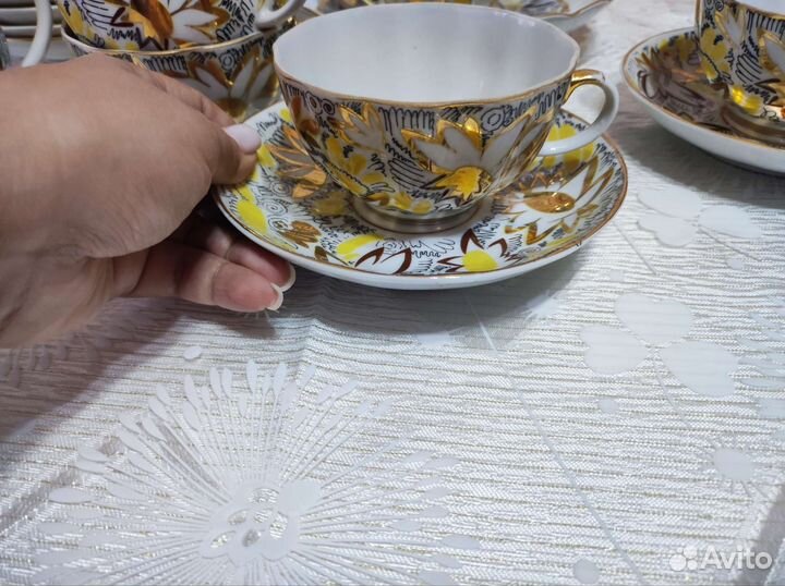 Фарфоровый чайный Сервиз СССР