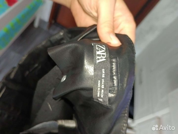 Шорты кожаные