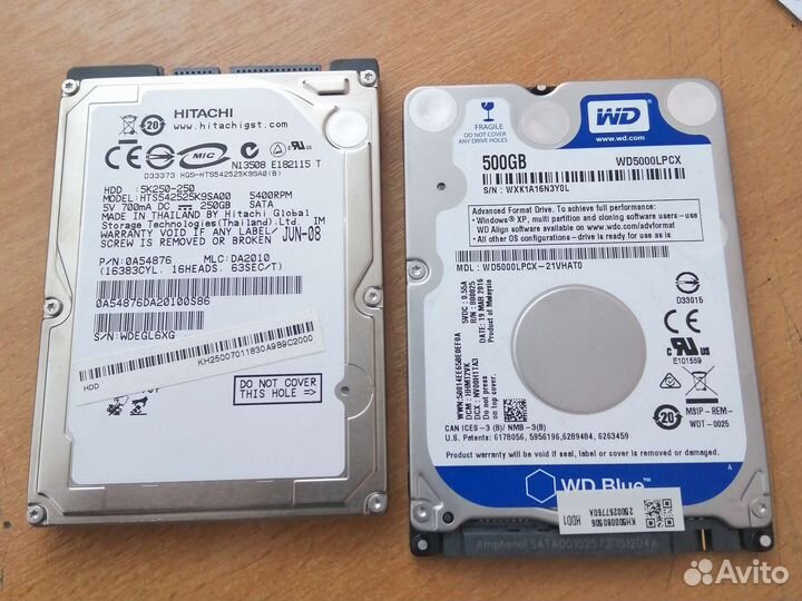 Жесткий диск для ноутбука