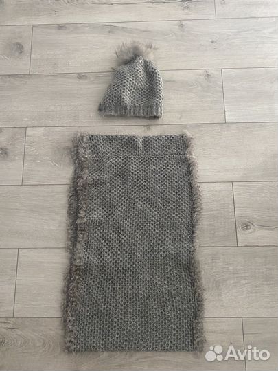 Комплект шапка и шарф