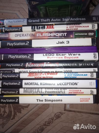 Диски на соня PlayStation 2