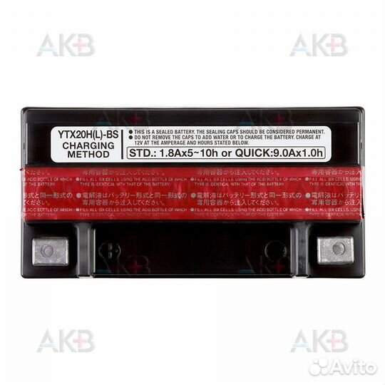Аккумулятор для мотоцикла Yuasa YTX20H-BS - 18.9 А