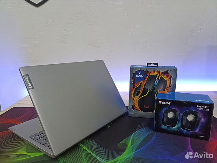 Шустрый ноутбук для работы Lenovo + FullHD + SSD