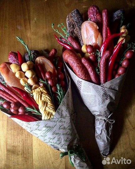 Съедобные букеты для мужчин и женщин