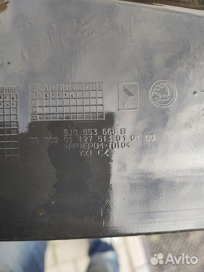 Решетка радиатора skoda fabia