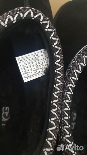 Ugg Tasman Slipper Black Оригинал