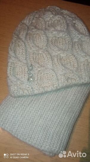 Зимняя шапка и снуд