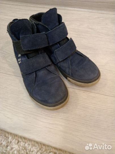 Ботинки демисезонные для девочки, нат. Кожа