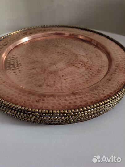 Медная тарелка