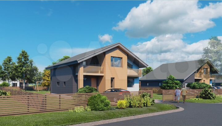 Дом 105,7 м² на участке 12 сот.