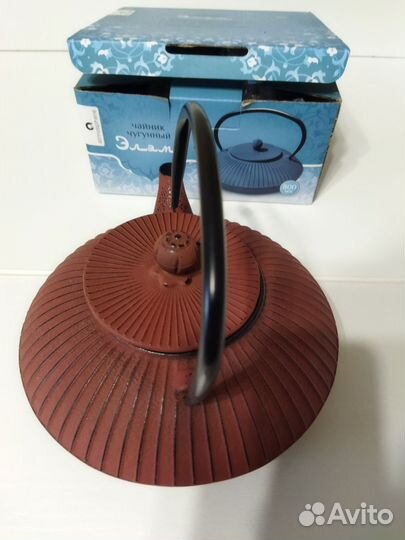 Чайник заварочный чугунный новый