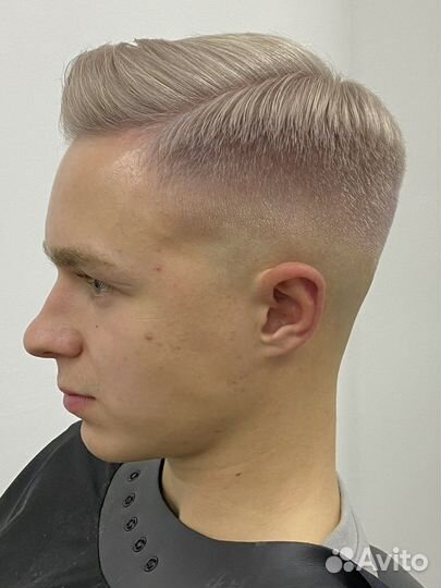 Барбер, мужская стрижка, борода, окрашивание