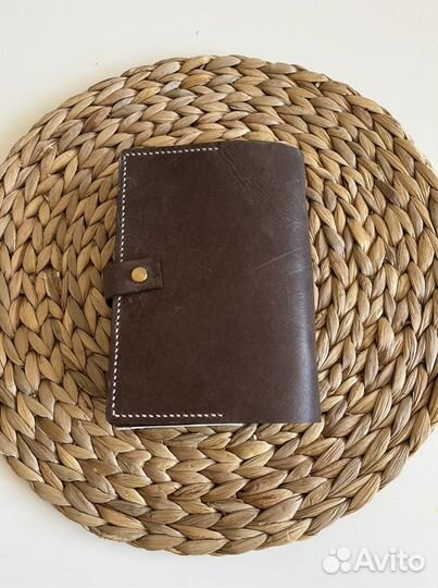 Блокнот ежедневник в кожаной обложке ручная работа