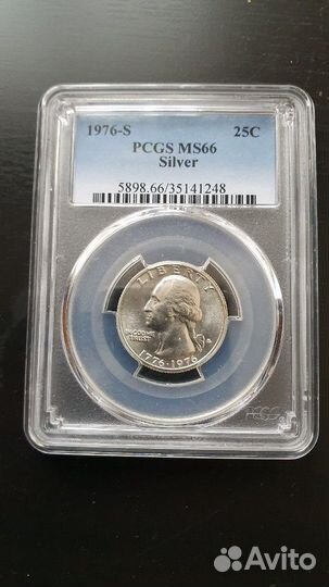 Монета серебряная Liberty