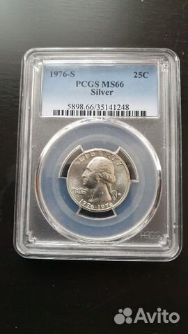 Монета серебряная Liberty