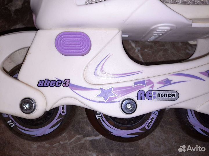 Роликовые коньки Reaction Abec3 р.29-33