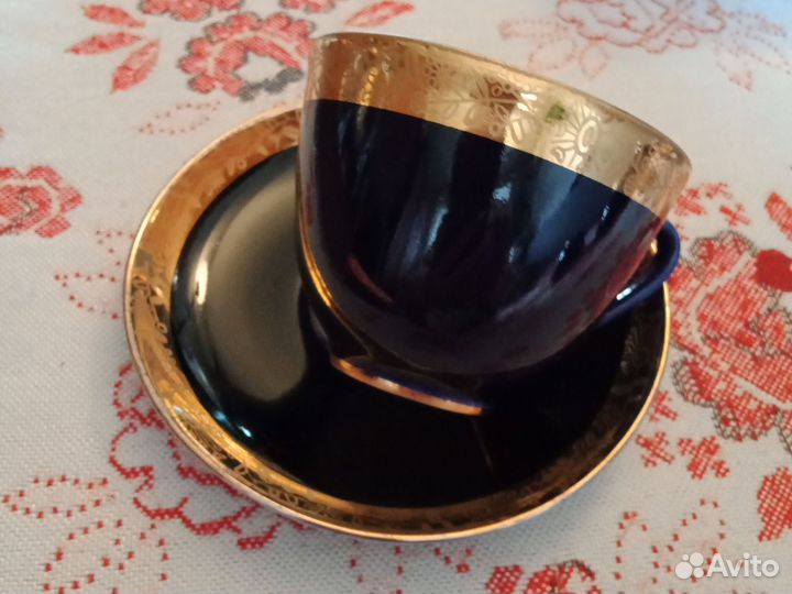 Чайный сервиз лфз кобальтовая сетка 70-80г