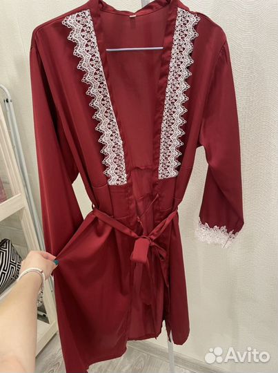 Шелковый халат