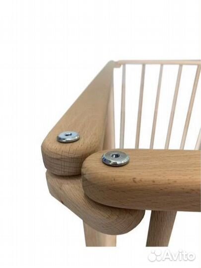 Детский деревянный манеж складной