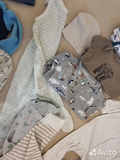 Комплект брендовой одежды от 0 до 3 мес
