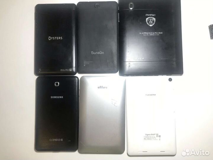 6 планшетов