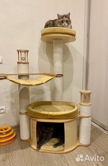 Когтеточка домик для кошки