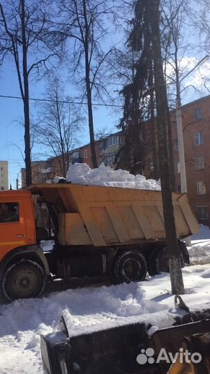 Песок, щебень, вывоз снега
