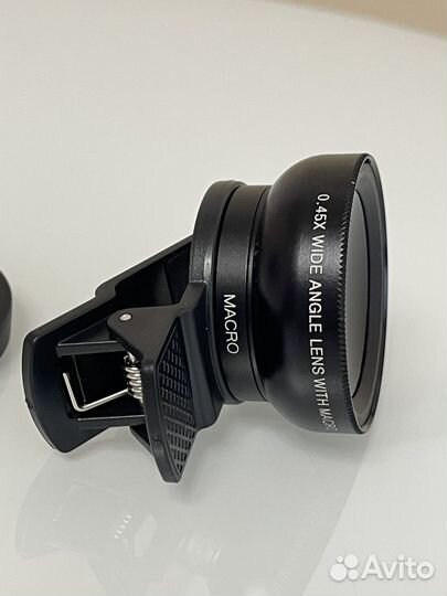 Макролинза для телефона 2в1. Макро и рыбий глаз