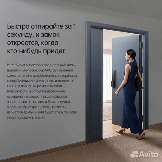 Замок Xiaomi Face Recognition SMART Door Lock X