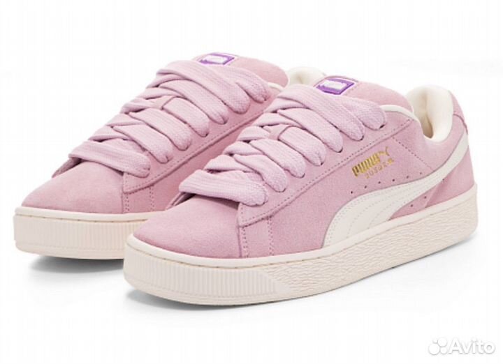 Кроссовки puma розовые дутые