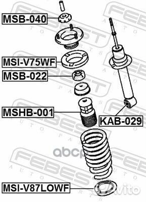 Проставка пружины верхняя mitsubishi pajero IV