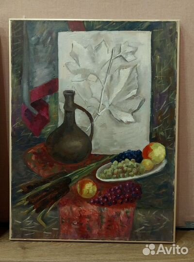 Натюрморт с розеткой - 60 на 45 см