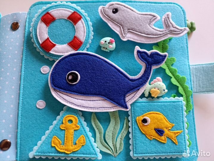 Развивающая книжка из фетра