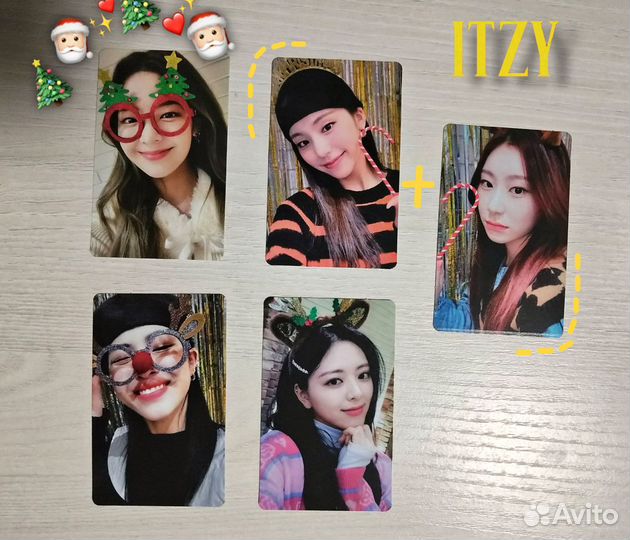 Карты kpop itzy, парные
