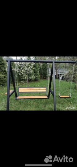 Садовые качели подвесные