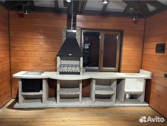 Мангальная зона премиум класса без печника и грязи