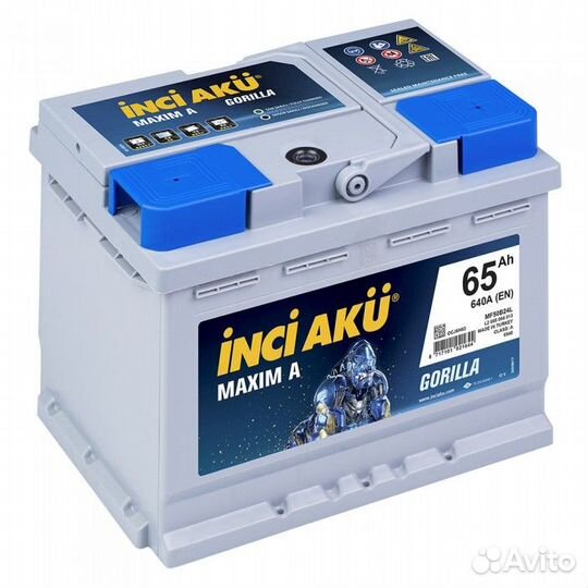 Аккумулятор Inci AKU Maxim A 65R обр. пол. 65 Ач