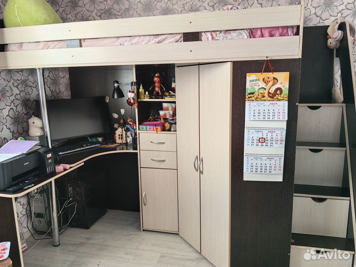 Кровать чердак