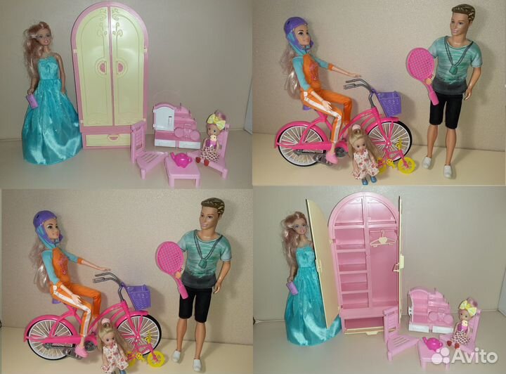 Кукольный Набор мебели и бытовой техники