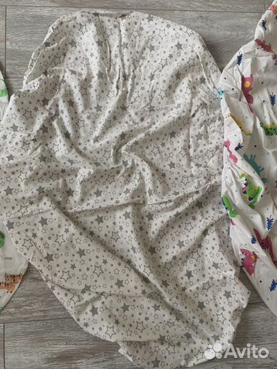 Наматрасники и простыни овал 125*75