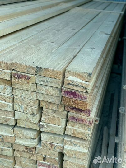 Доска обрезная 50х150х6000мм 1 сорт ГОСТ