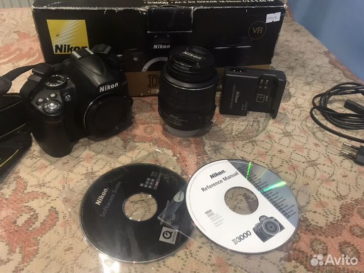 Зеркальный фотоаппарат nikon d3000