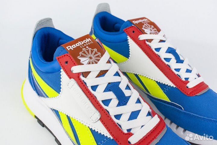 Кроссовки Reebok Classic Leather Legacy Blue / Yel