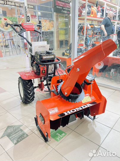 Минитрактор Honda GX270 9HP + Снегоуборщик