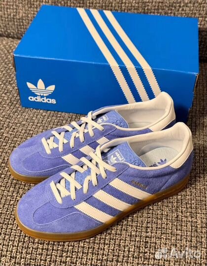 Adidas Gazelle indoor Blue оригинал